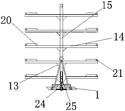 Storage shelf for mathematical drawing tools