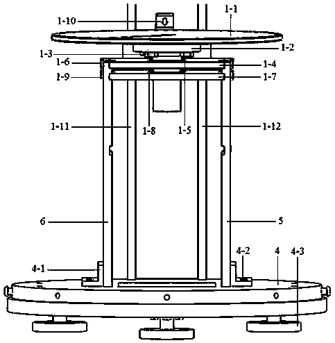 Centrifugal type micro-Newton insect friction force on-line real-time test system and test method