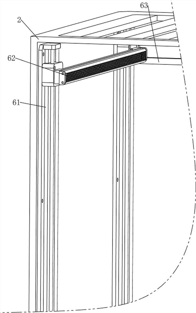 Cloth drying device for urology department