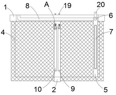 A filter-type sleeve cage for freshwater aquaculture