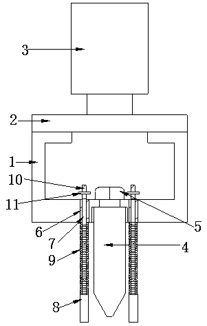 Cutting device for FPC fixing patch