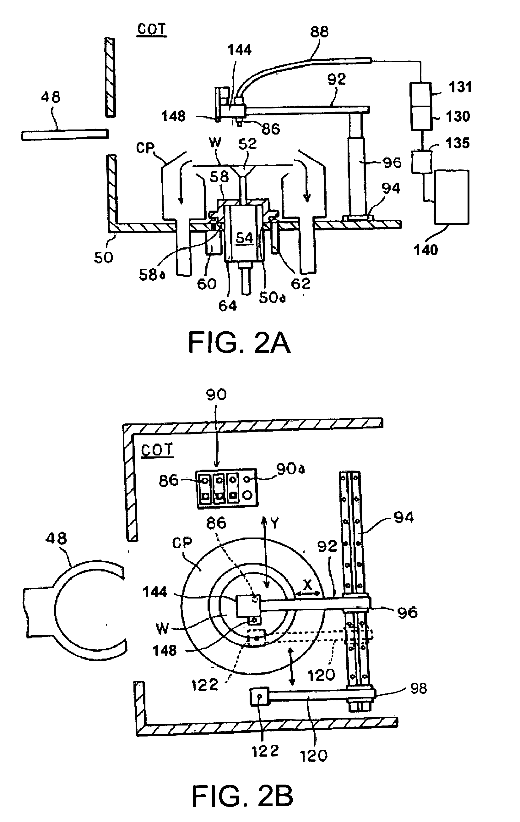 Method for reducing surface defects on patterned resist features