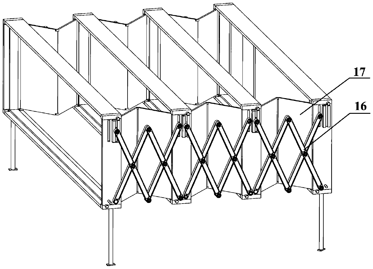 Side wall double-sided over-constrained movable foldable house