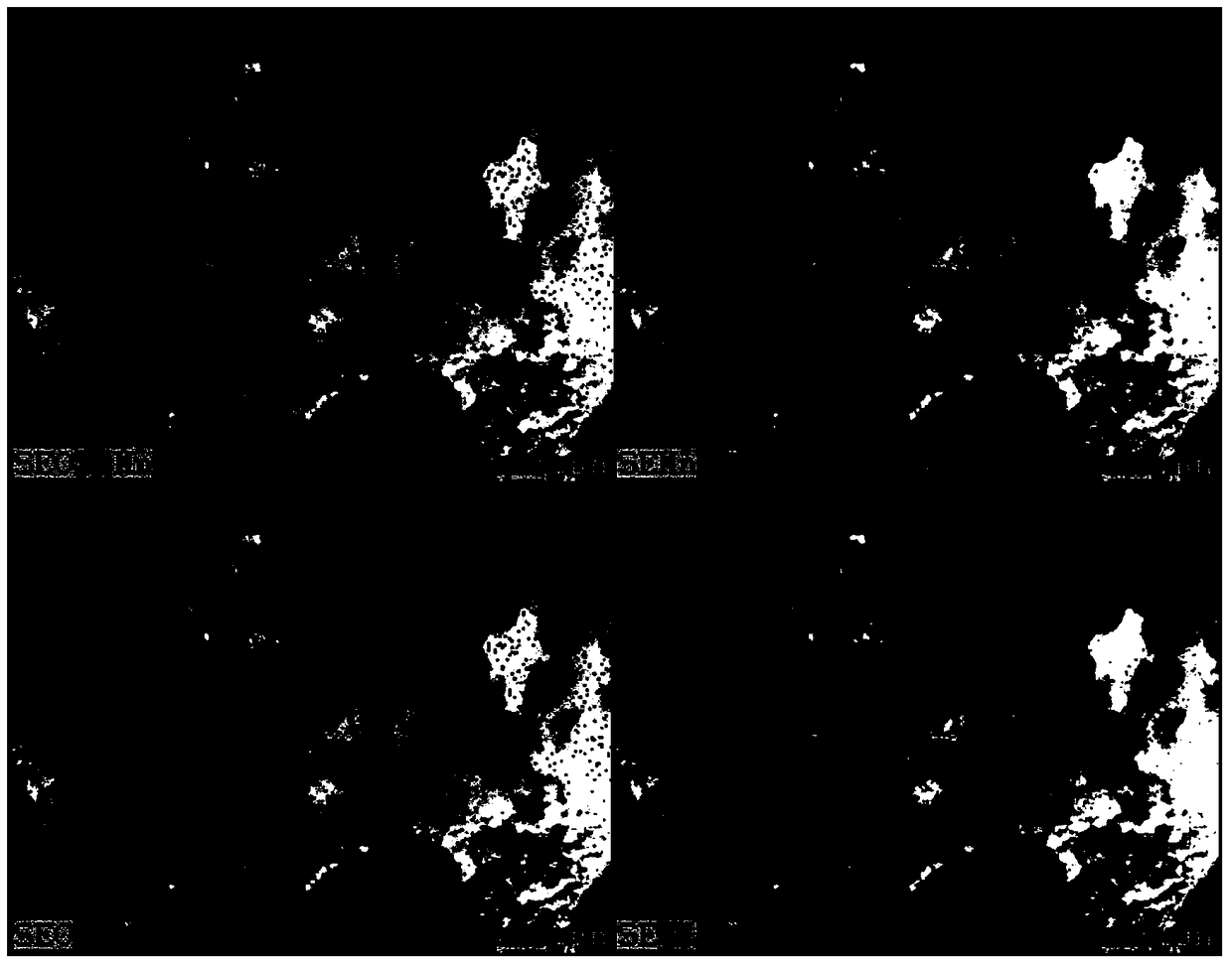 A kind of denitrification catalyst of macroporous-mesoporous TIO2 doped transition metal and preparation method thereof