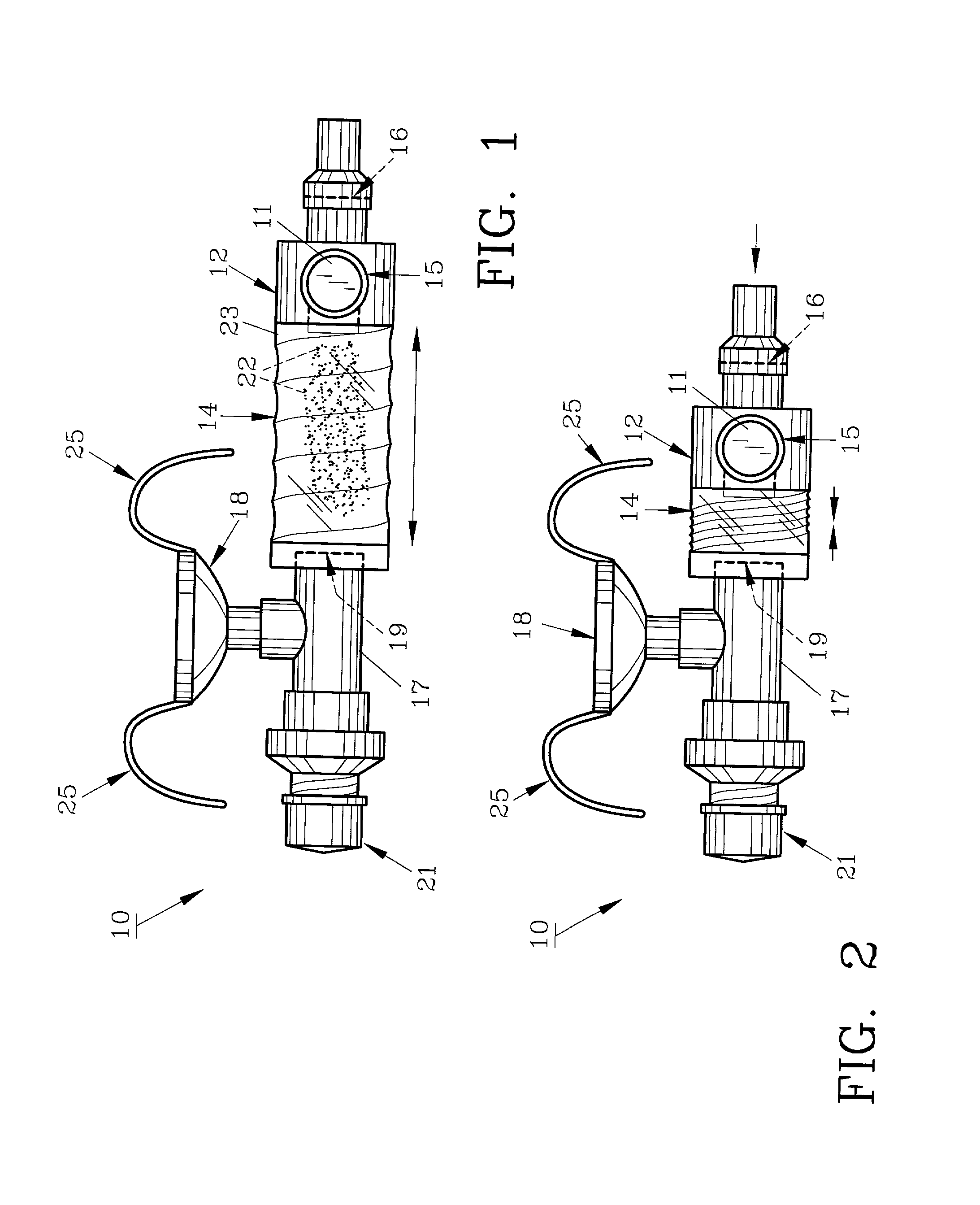 Inhalation therapy assembly and method