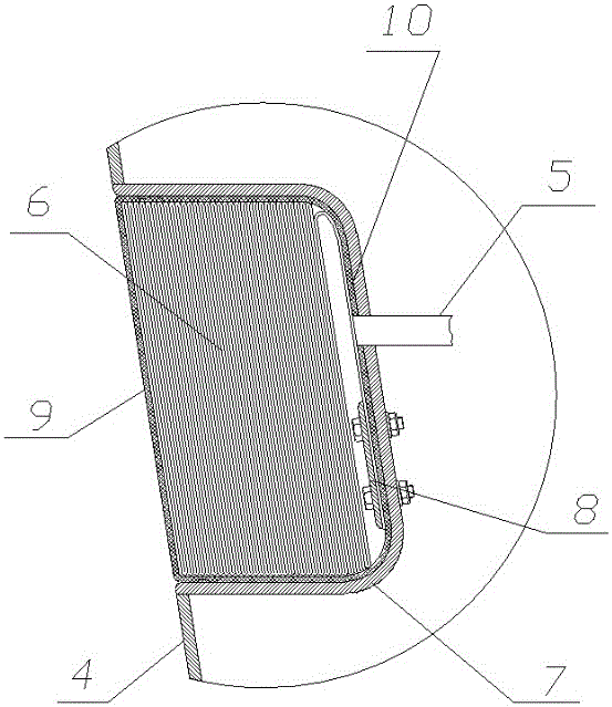 Ship with automatic side turn-preventing function