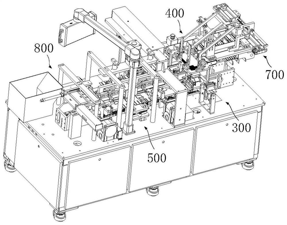 Finished pen automatic packaging production line