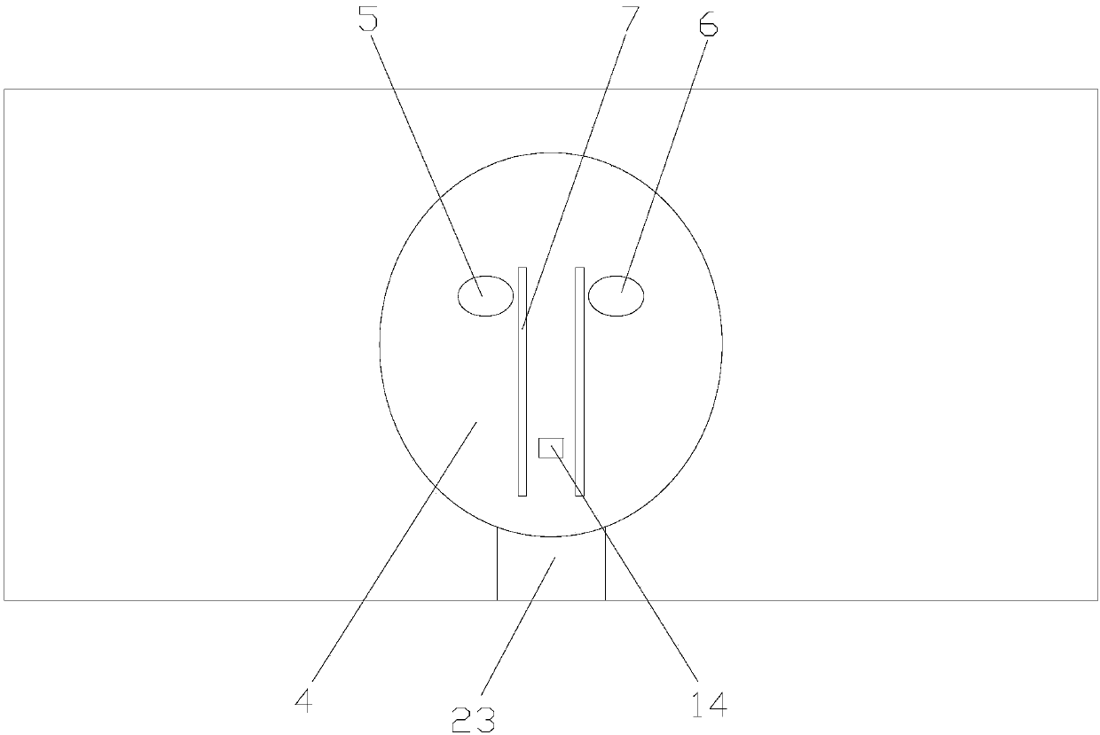 Device for amotio retinae postoperative rehabilitation