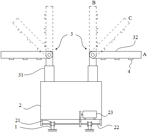 Greenhouse light replenishing device with movable light source