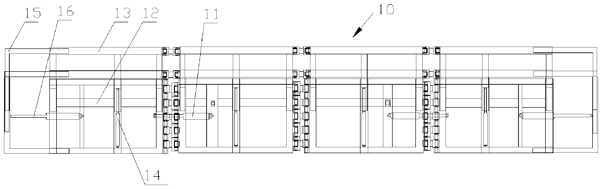 An airborne advance support device that can be lifted, folded and extended