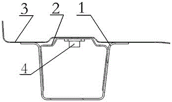 Seat belt installation structure for rear seat of automobile