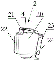 Seat belt installation structure for rear seat of automobile