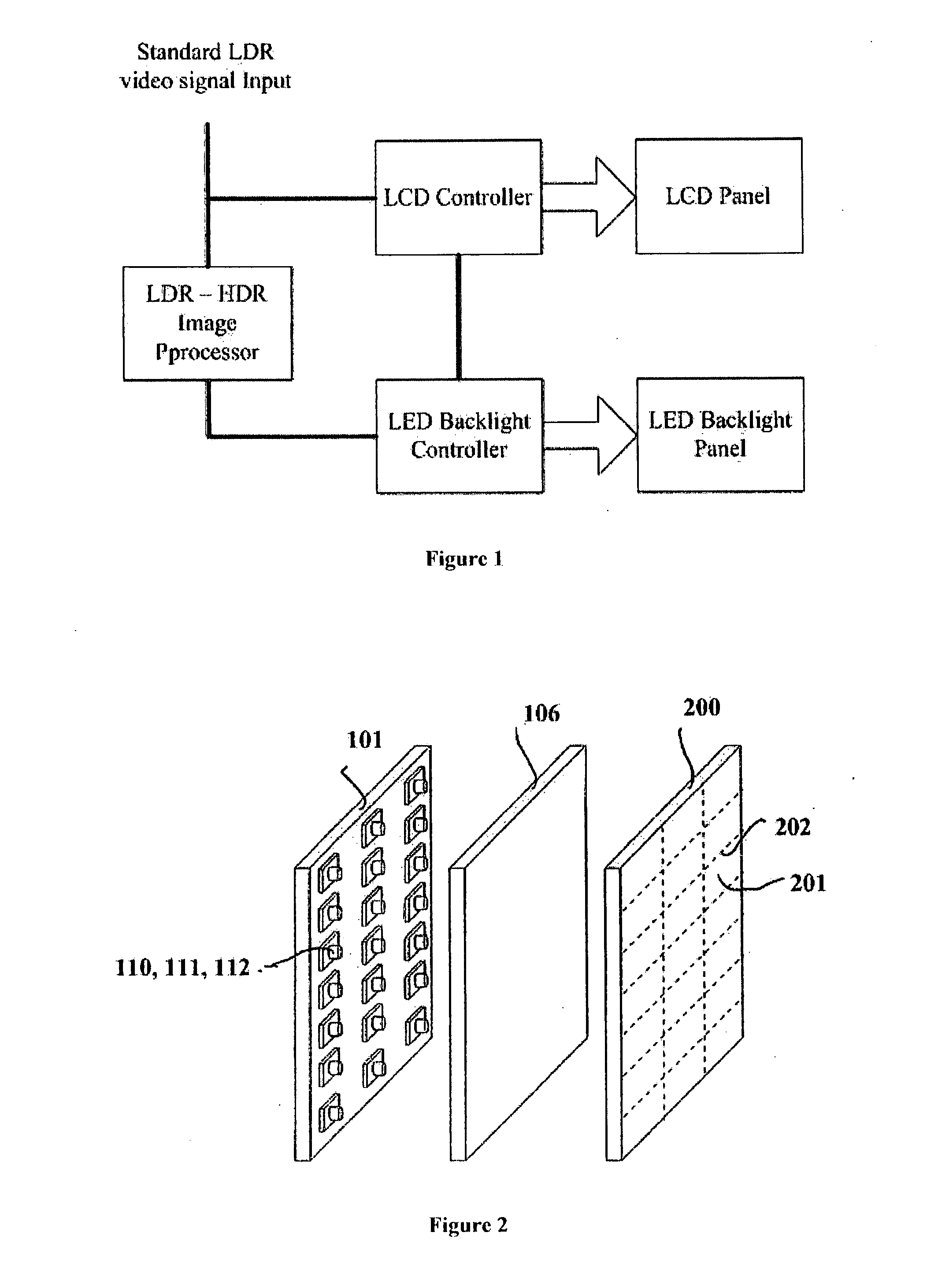 Method of displaying a low dynamic range image in a high dynamic range