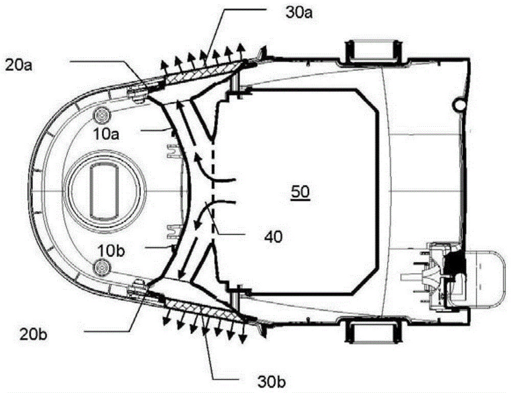 Vacuum cleaner including muffler and air diffuser