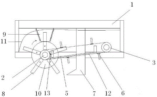 An anti-winding device for a seeder