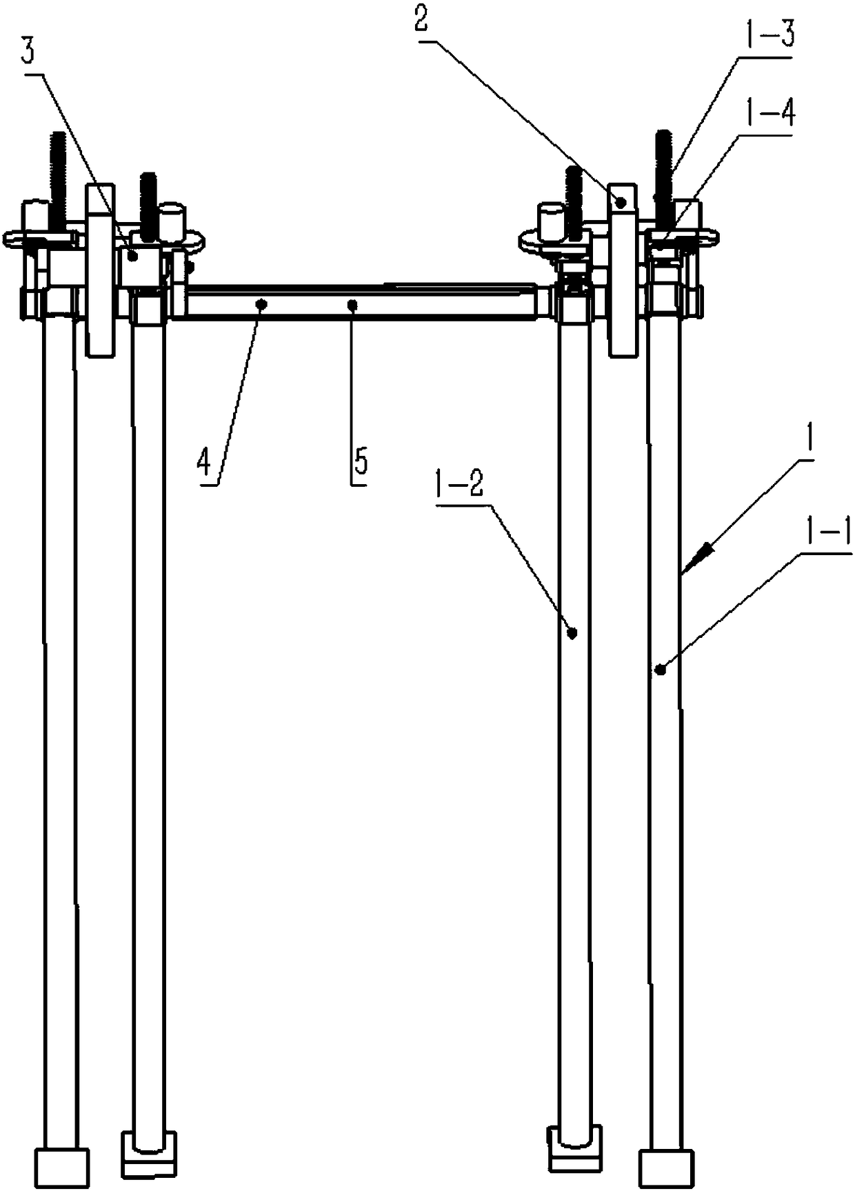 Semi-passive walking device and control method thereof