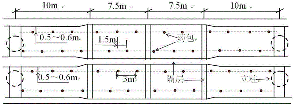 Water-pressure blasting demolition technology for box bridge