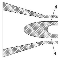 Superfine high-temperature electronic wire double-core extrusion process and die thereof