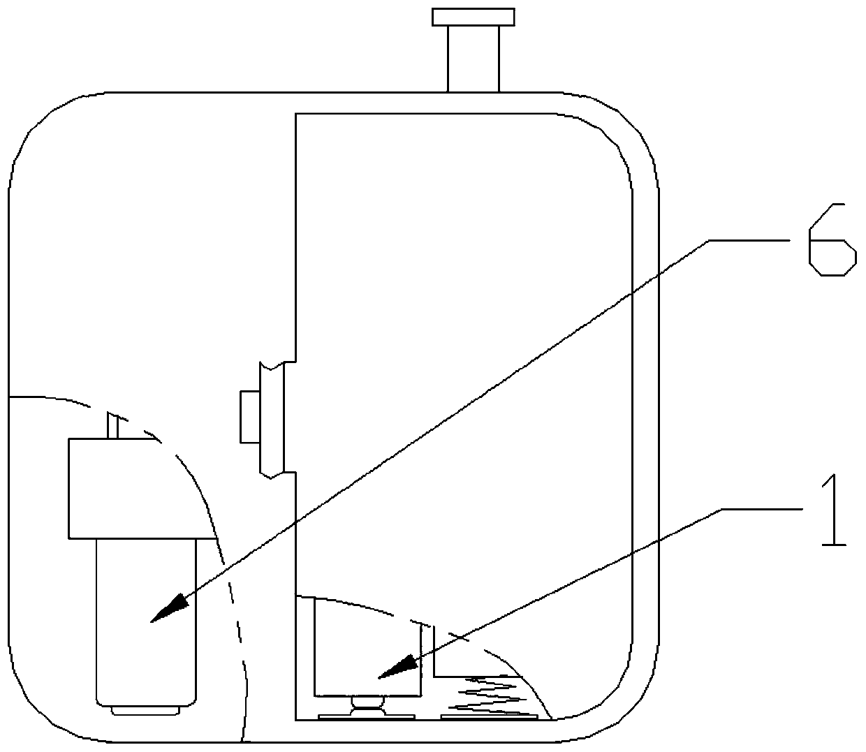 Miniature negative pressure drainage instrument and operation method thereof