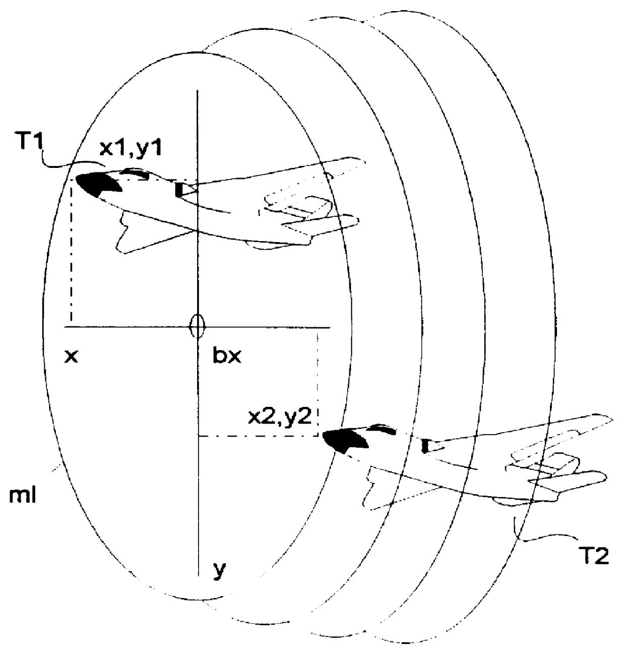 Process for side lobe suppression and amplitude or phase monopulse radar device