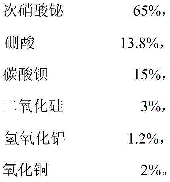 A kind of low temperature sealing glass and preparation method thereof