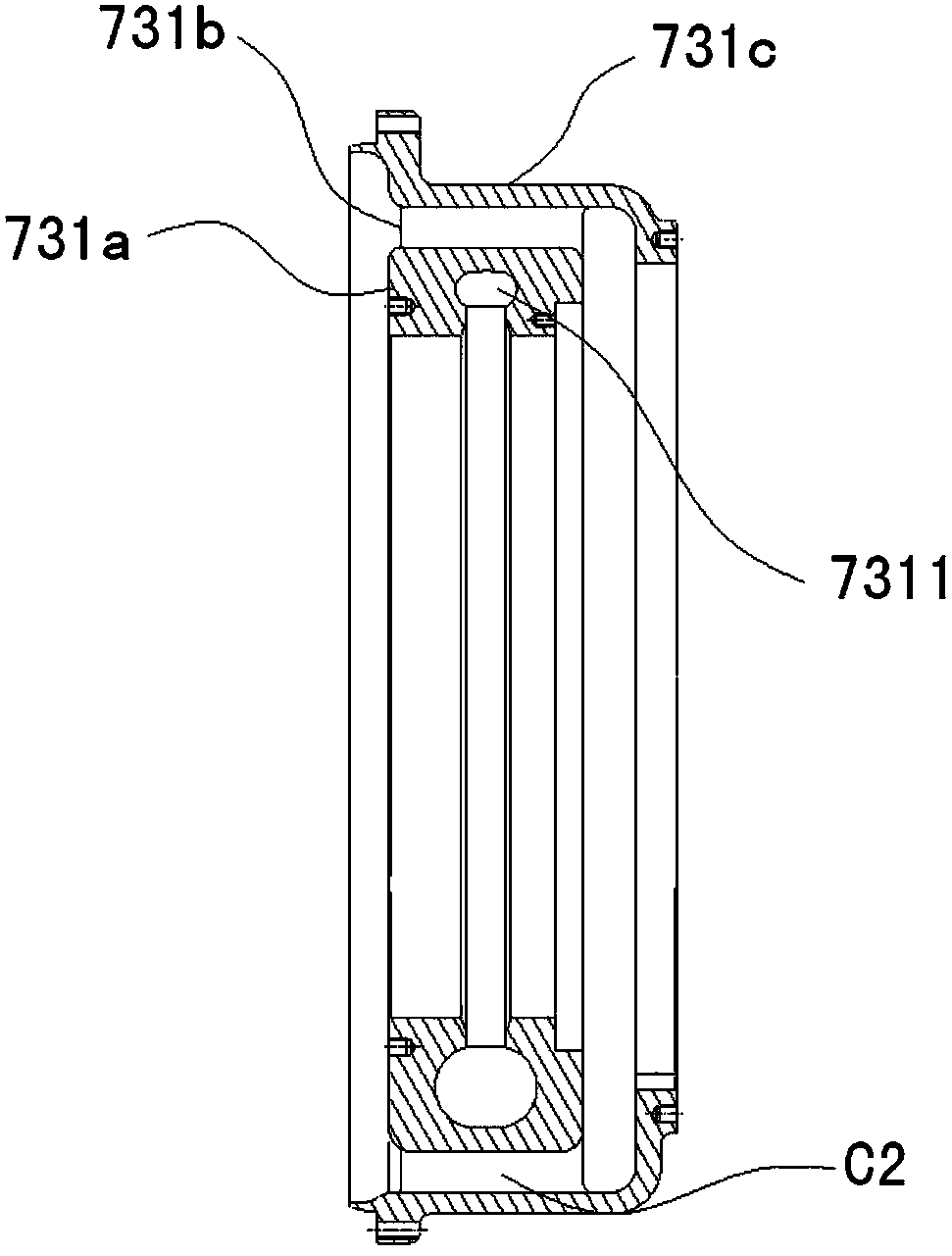 Large high-temperature high-lift two-stage full-lining oil slurry pump