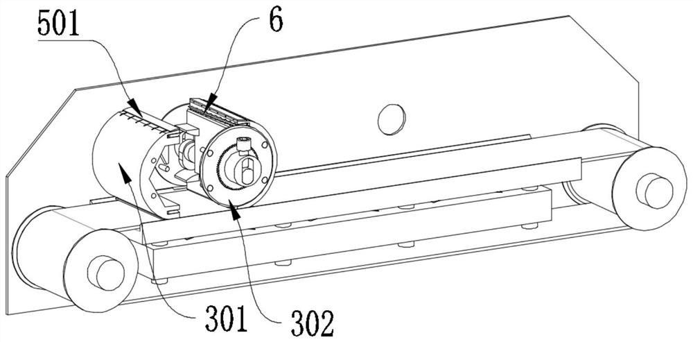 Shearing mechanism for mask melt-blown cloth production