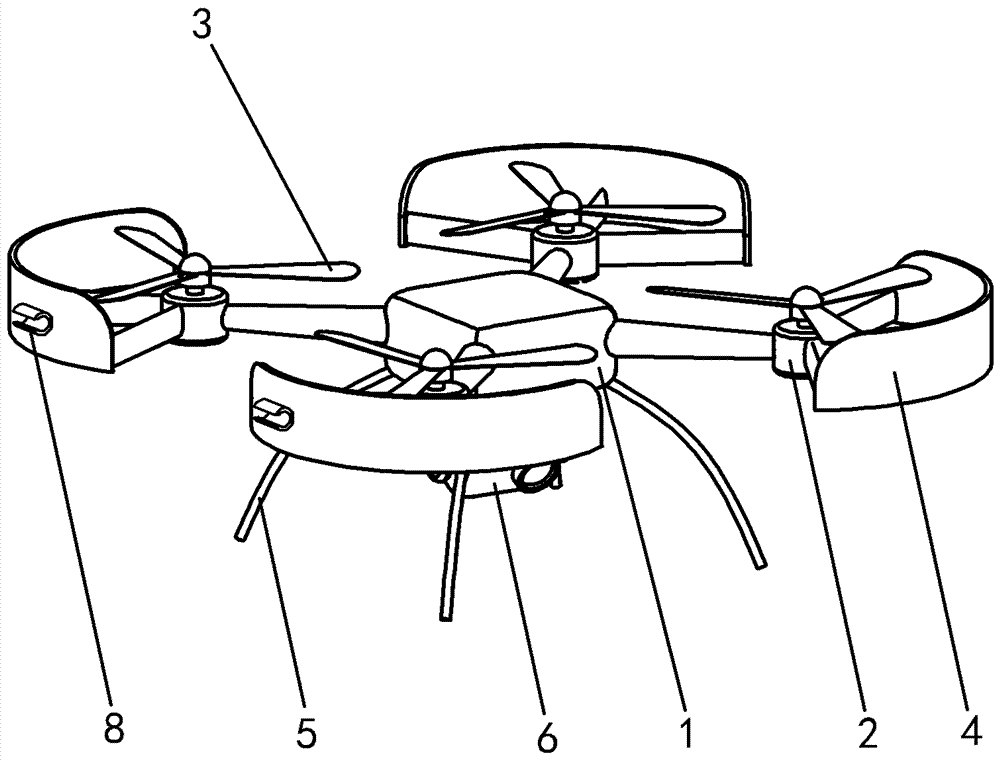 Multi-rotor unmanned plane