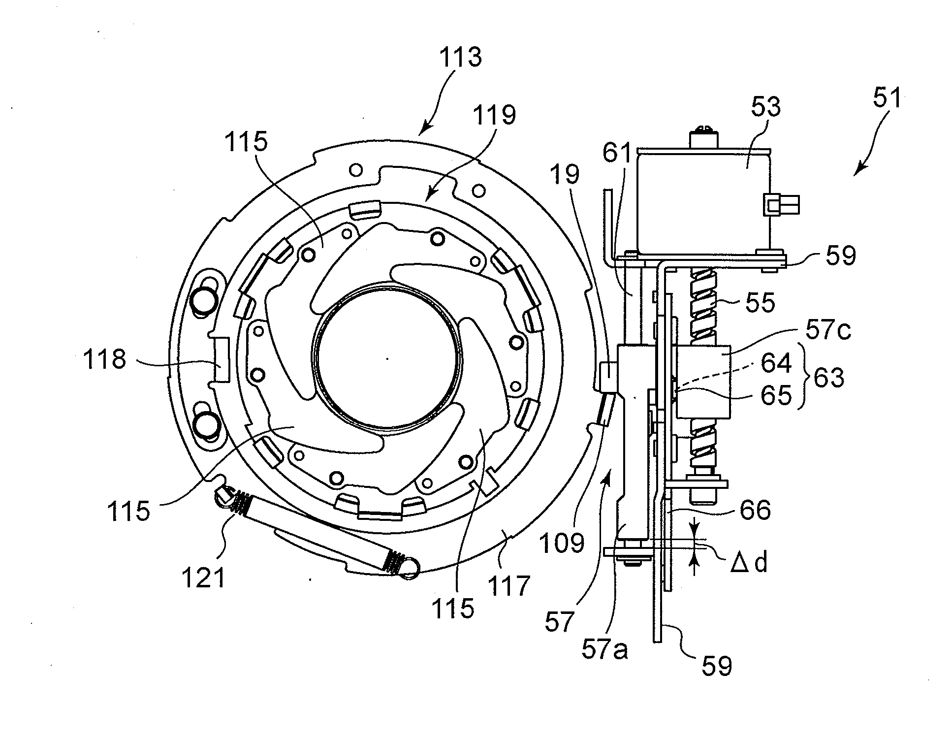 Diaphragm control apparatus of interchangeable lens camera