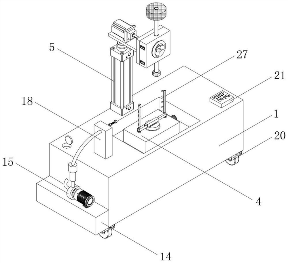 Grinding machine tool for metal machining