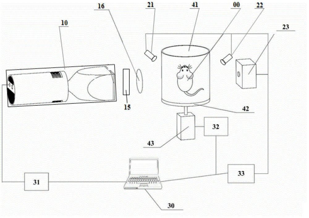 Dual-mode coaxial in-vivo imaging method and dual-mode coaxial in-vivo imaging system