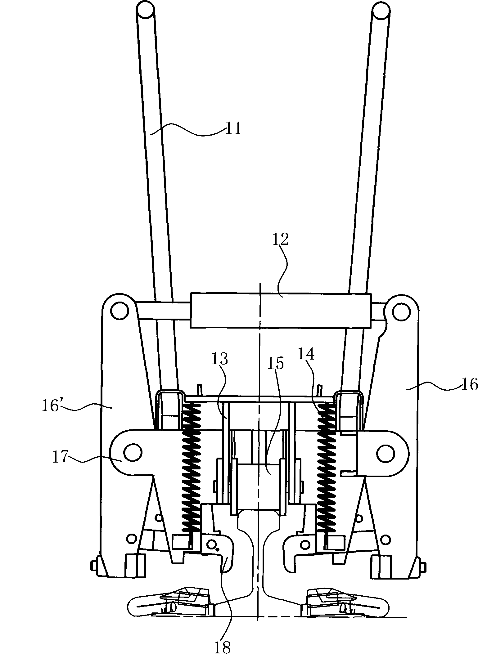 Elastic bar mounting method and elastic bar mounter