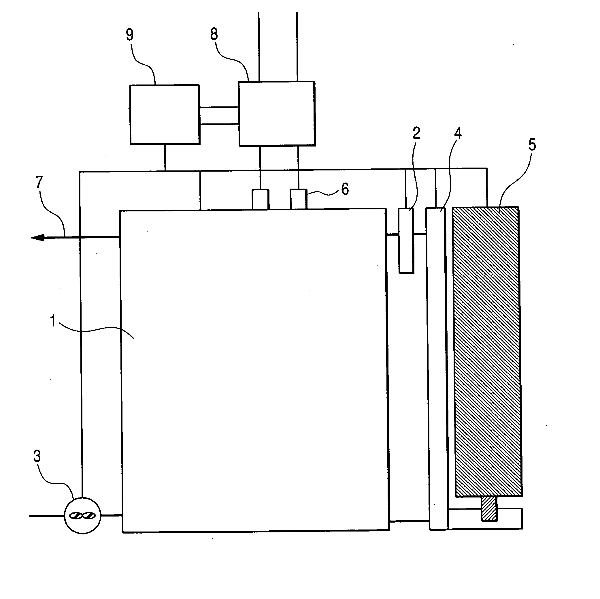 Fuel cell and information terminal carrying the same