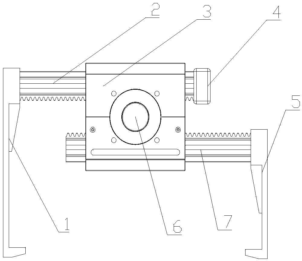 Automatic clamping and fetching device