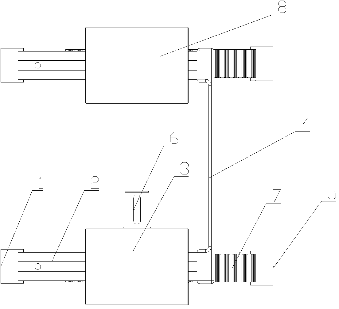 Automatic clamping and fetching device