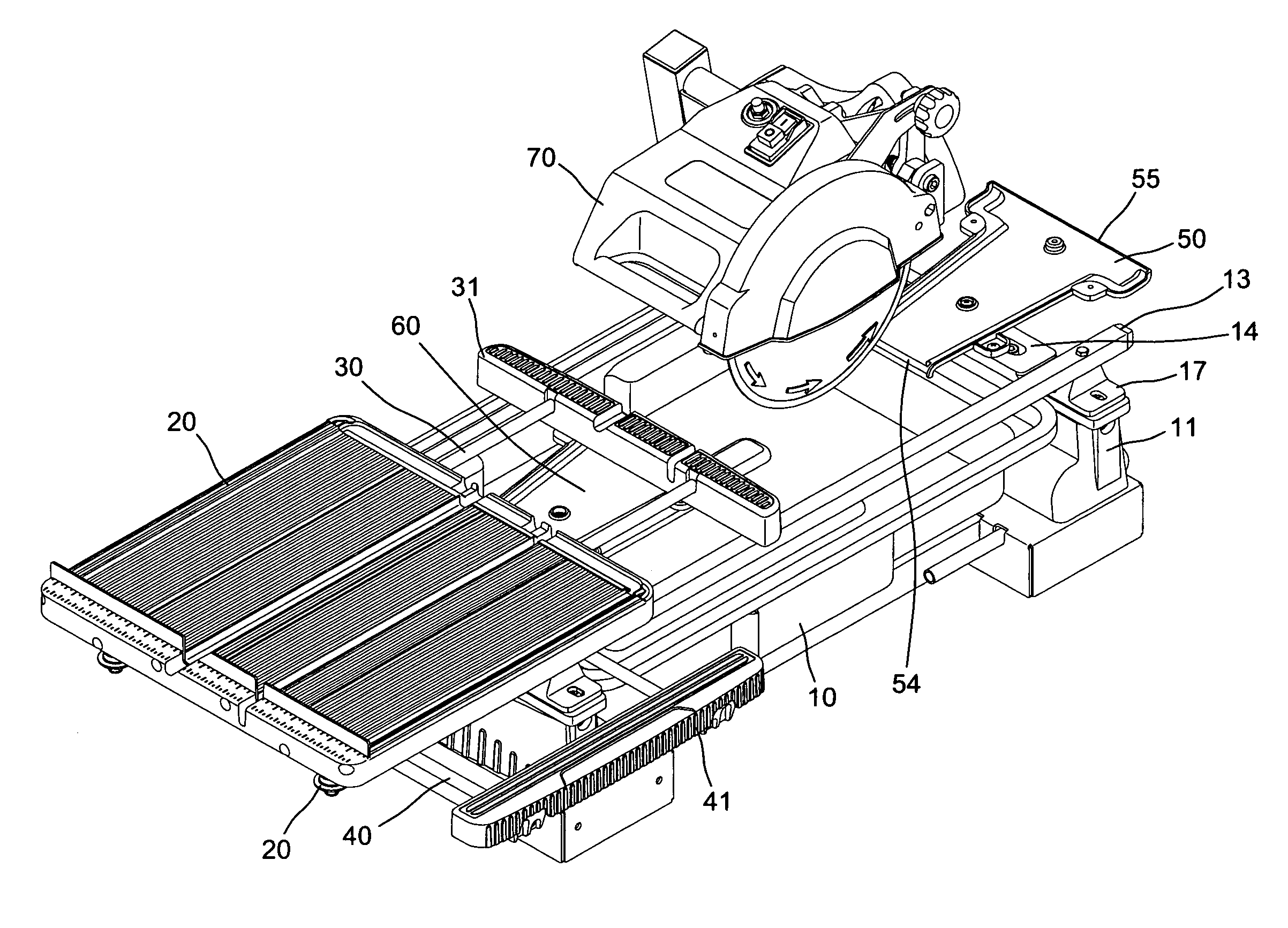 Platform minute adjustment, expansion and water collection devices