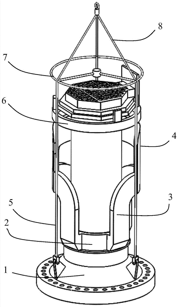 Installation Method of Nuclear Power Plant Reactor Top Cover Components