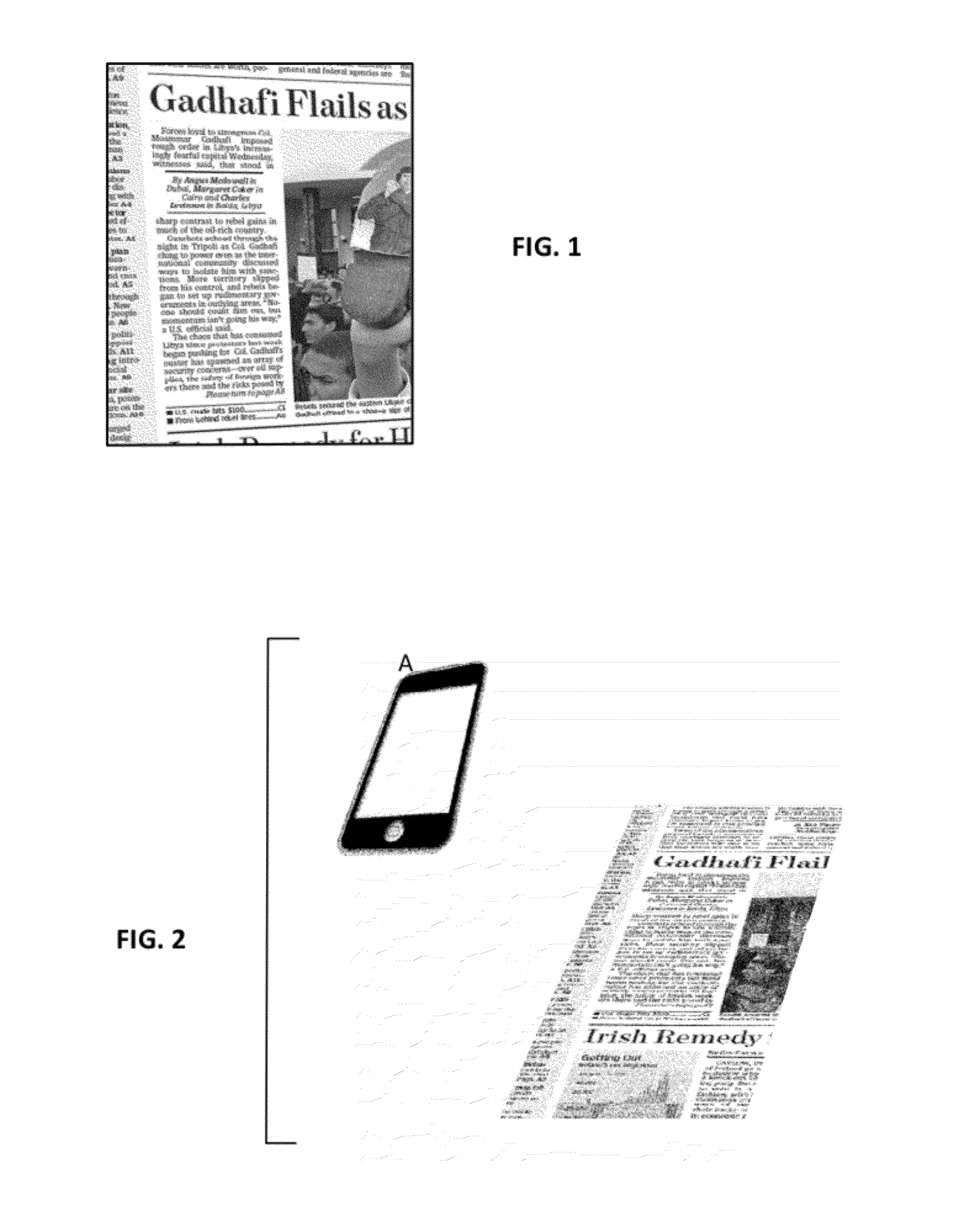 Methods and systems for dealing with perspective distortion in connection with smartphone cameras