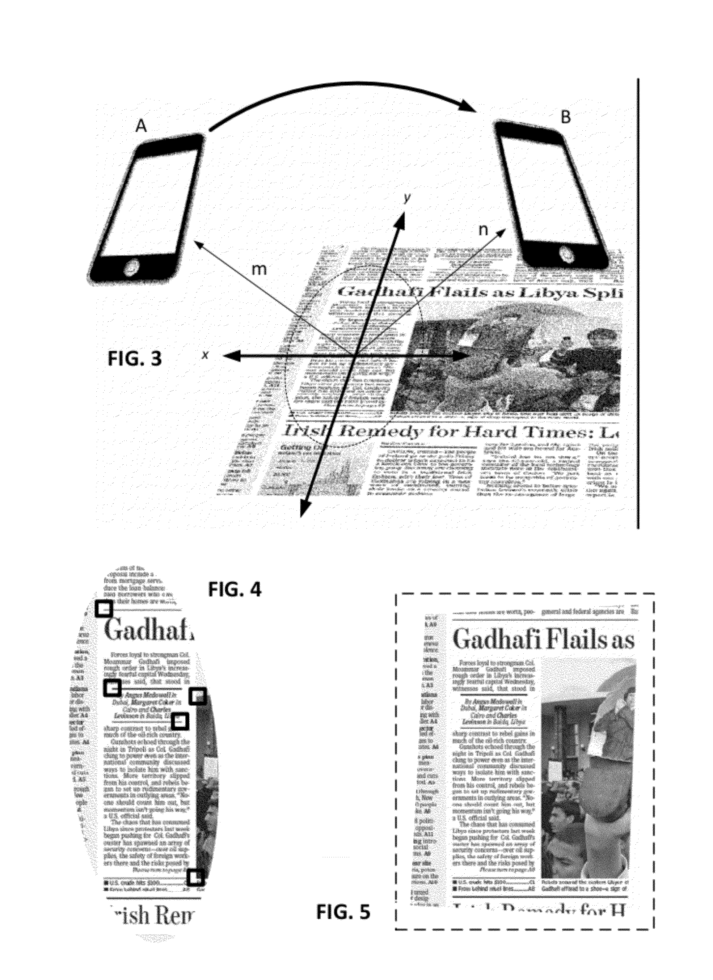 Methods and systems for dealing with perspective distortion in connection with smartphone cameras