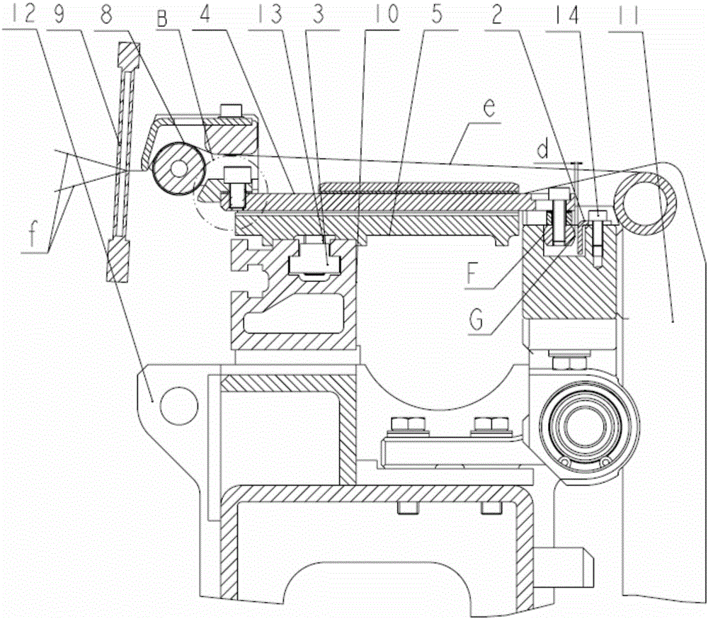 Stroke-adjustable movable temple device