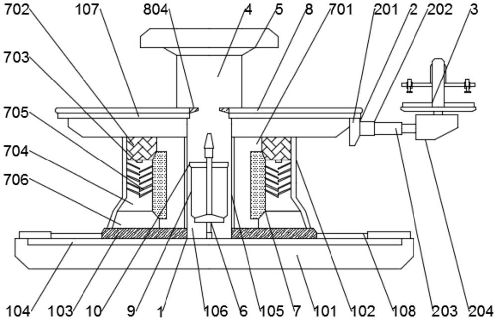 A kind of outer plate punching device for radar sensor of automobile body