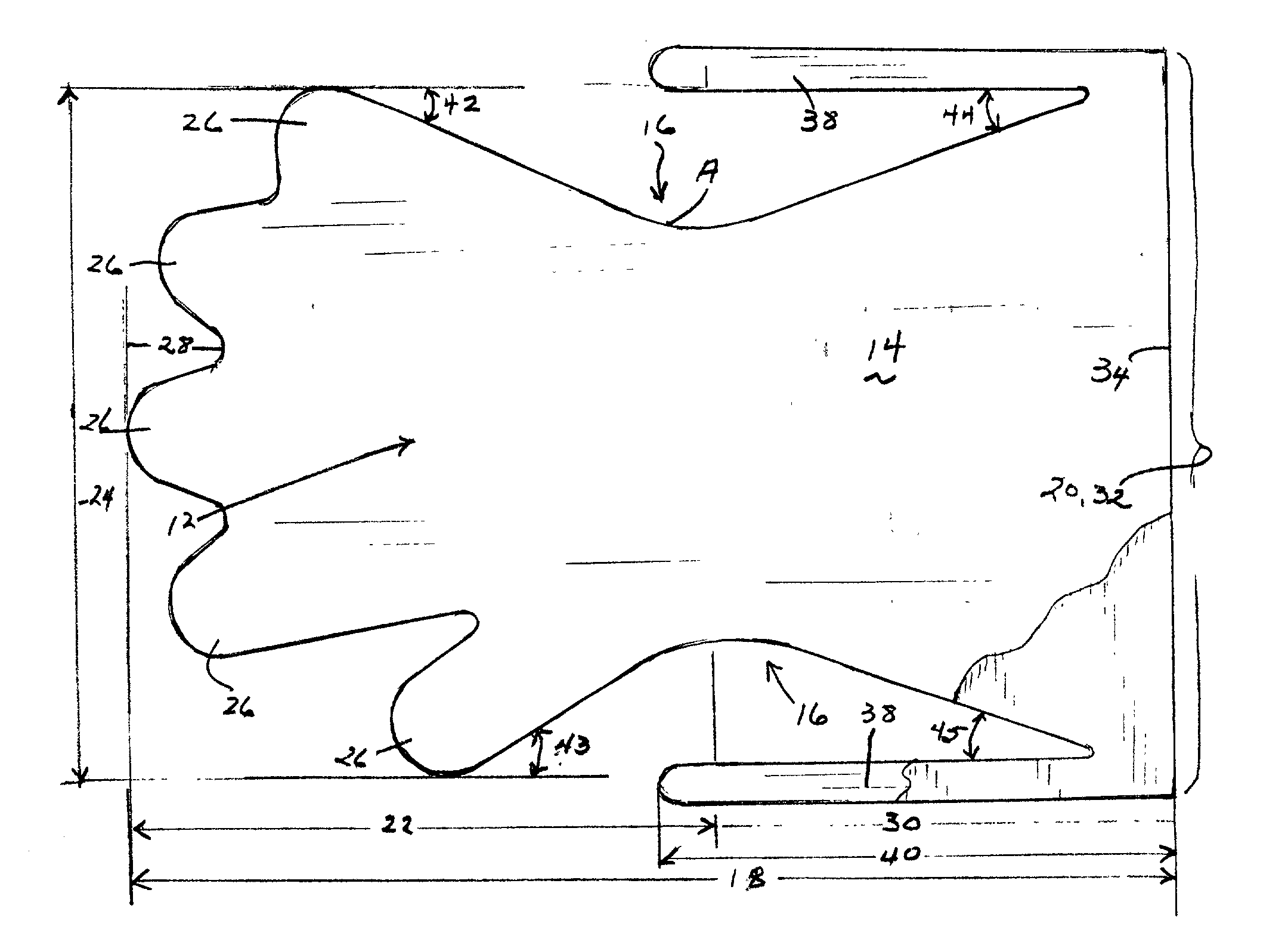 Reversible mit for disposal of waste debris