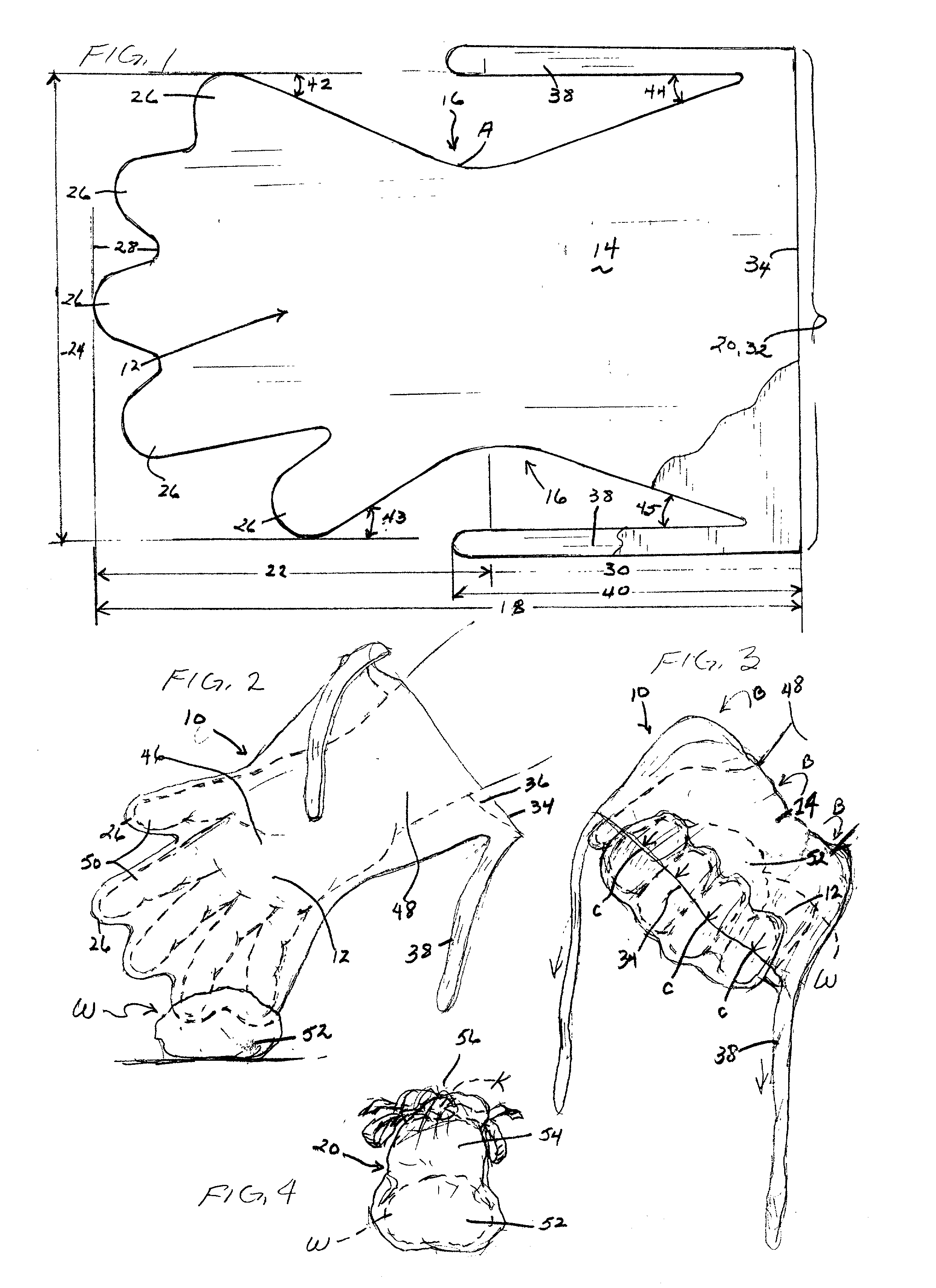 Reversible mit for disposal of waste debris