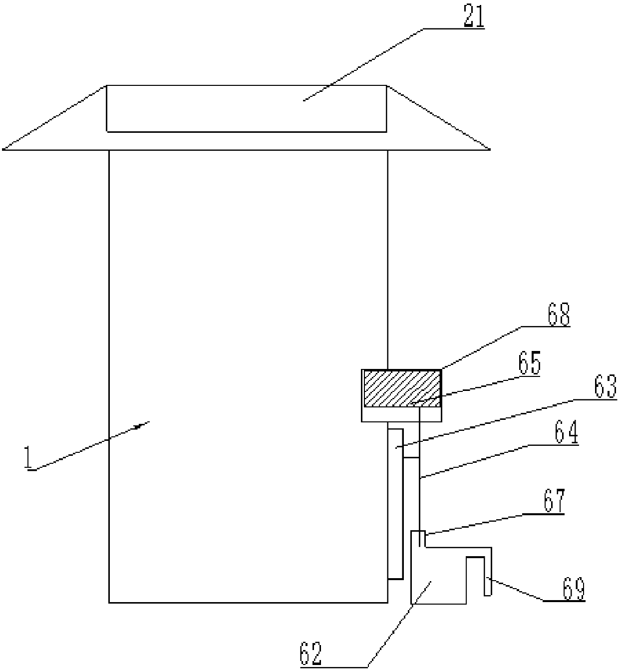 Cooling and dedusting power distribution cabinet