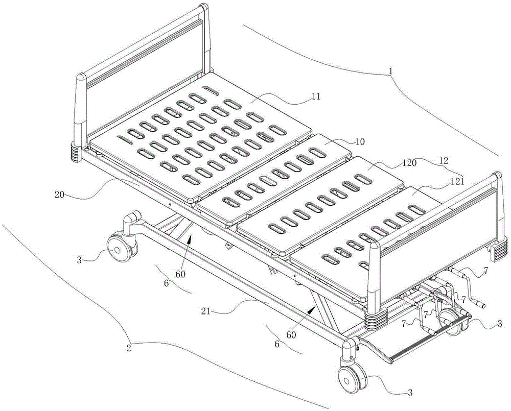 Multifunctional medical bed