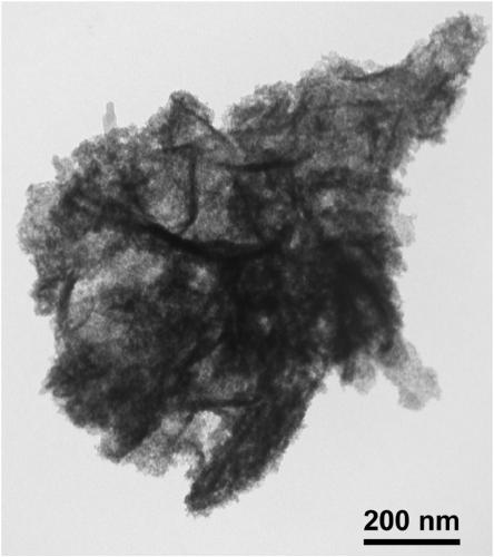 Metal-organic framework compound derived metal sulfide nanosheet and preparation method thereof