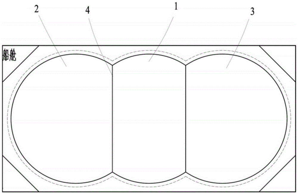 Marine cargo tank storage tank