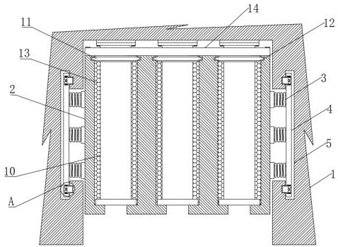 Air source heat pump energy-saving device convenient to install for kitchen