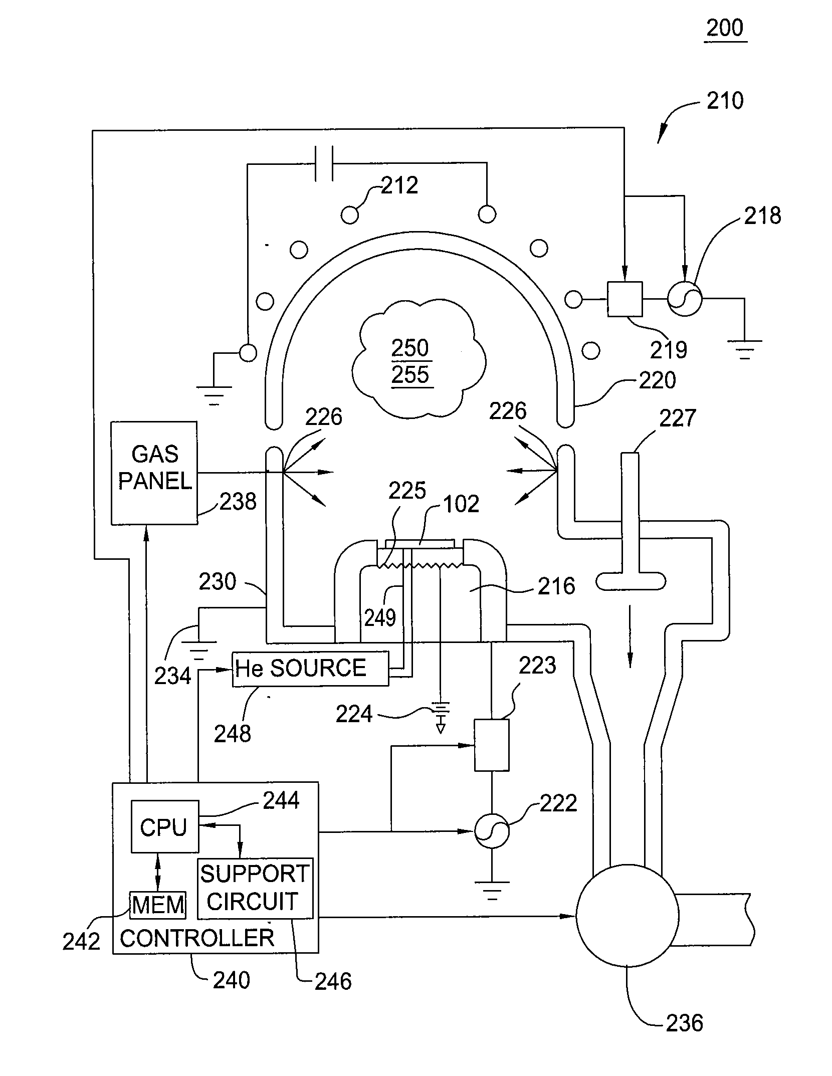 Methods for in-situ chamber clean utilized in an etching processing chamber