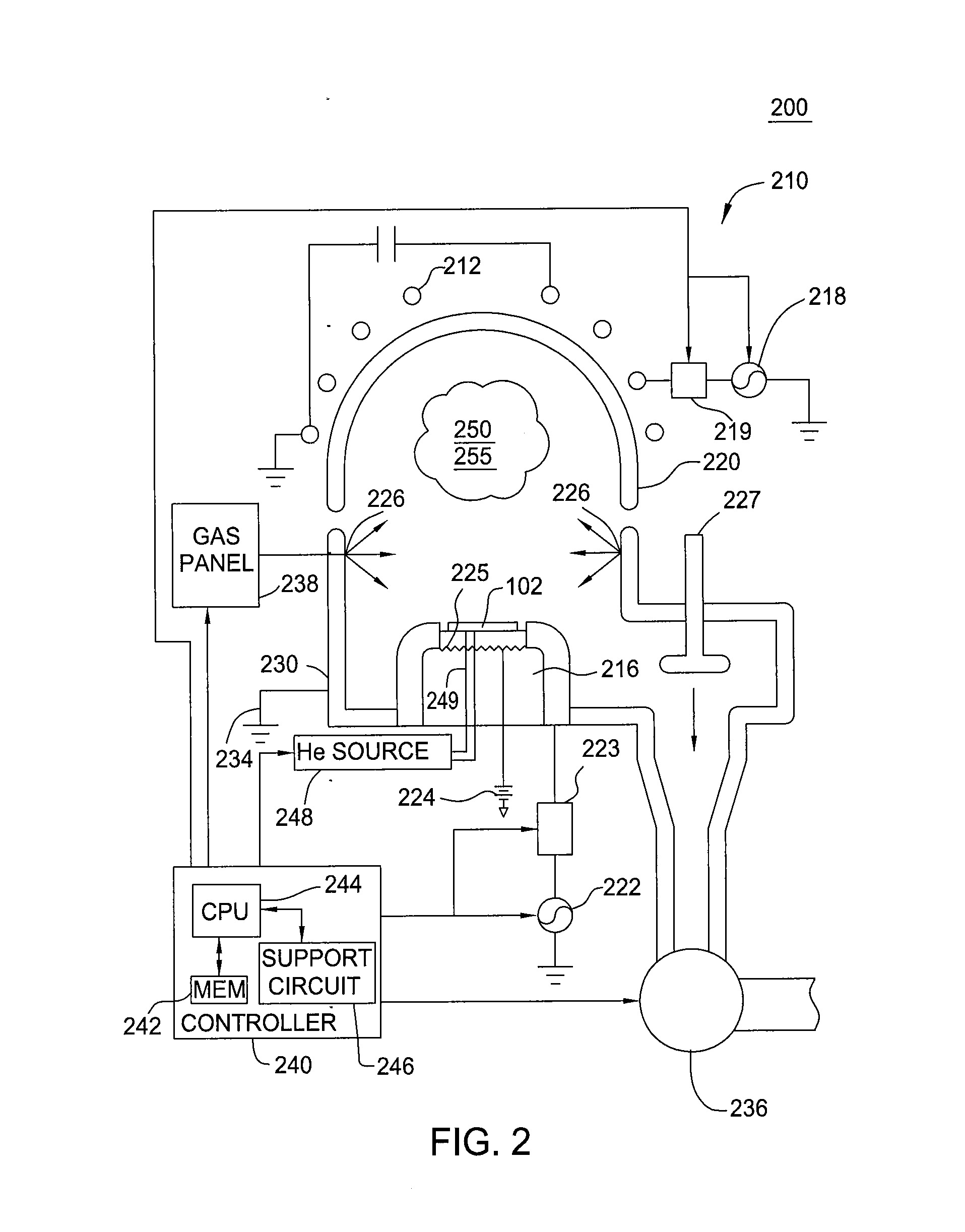 Methods for in-situ chamber clean utilized in an etching processing chamber